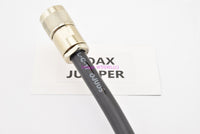 Load image into Gallery viewer, Coleman RG214 Mil-C-17 18" N Male to N Male RF Coaxial Patch Cable Jumper READ - Dave's Hobby Shop by W5SWL
