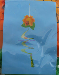 Load image into Gallery viewer, Lady Bug Sun Flower Hanging Wind Spinner - Dave&#39;s Hobby Shop by W5SWL
