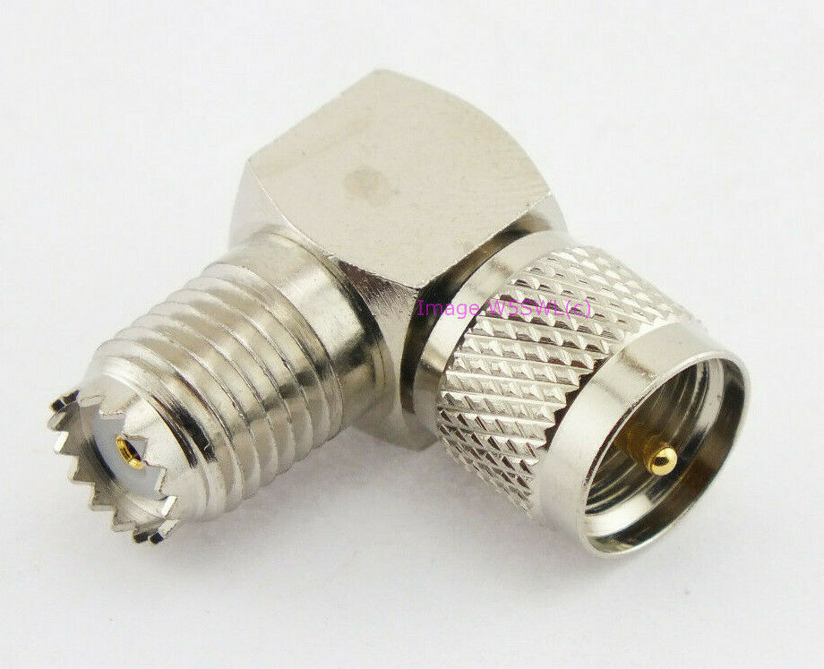 AUTOTEK OPEK Mini-UHF Male to Mini-UHF Female Right Angle Coax Connector Adapter - Dave's Hobby Shop by W5SWL