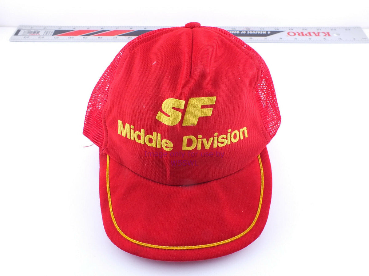 Vintage Middle Division Santa Fe Snap Back Hat Cap Ballcap (bin9) - Dave's Hobby Shop by W5SWL