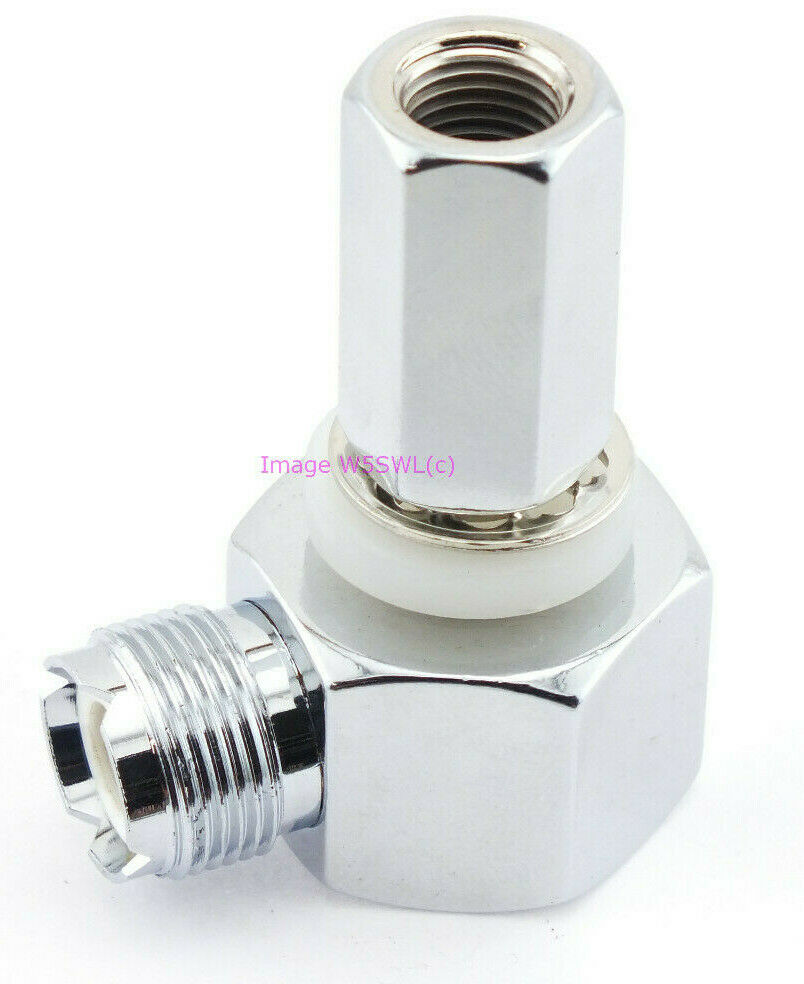 W5SWL Brand 3/8-24 to UHF SO-239 Female Right Angle Antenna Mount - Dave's Hobby Shop by W5SWL