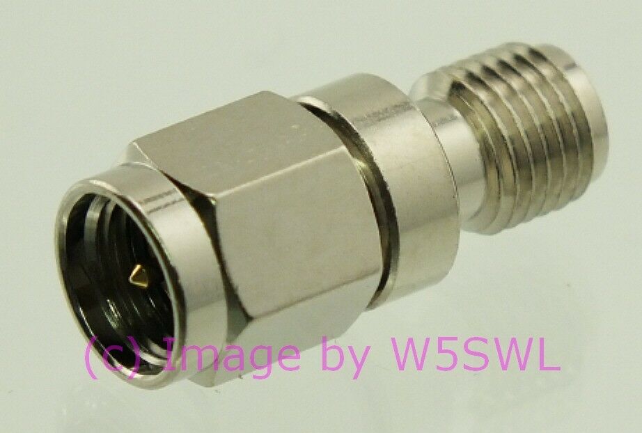 W5SWL SMA Reverse Polarity Female to SMA Male CoaxConnector Adapter - Dave's Hobby Shop by W5SWL