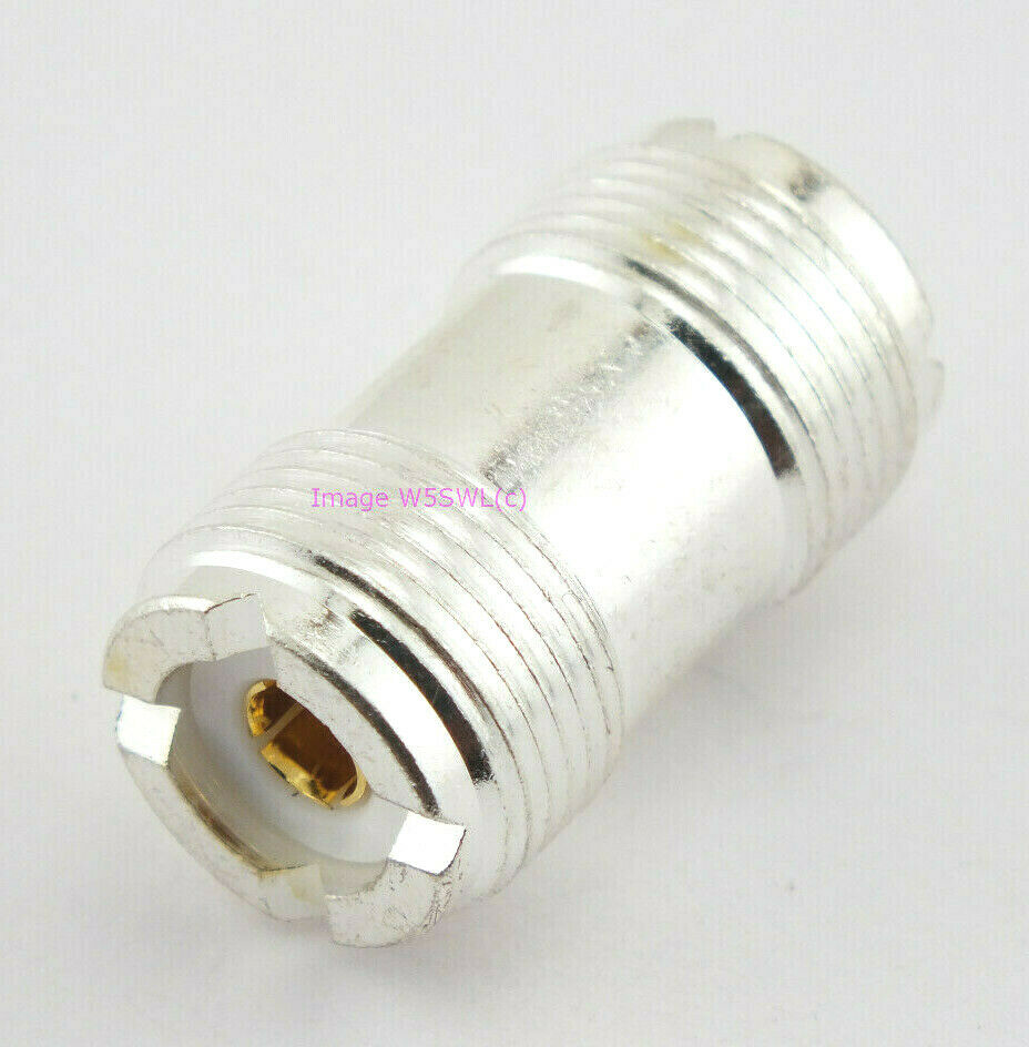 AUTOTEK OPEK Silver UHF Female to UHF Female Coupler Barrel Coax Connector Adapter - Dave's Hobby Shop by W5SWL