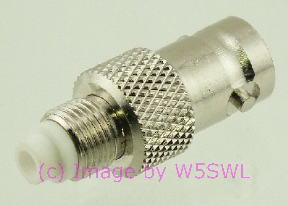 W5SWL Brand Coax Adapter FME Female to BNC Female - Dave's Hobby Shop by W5SWL