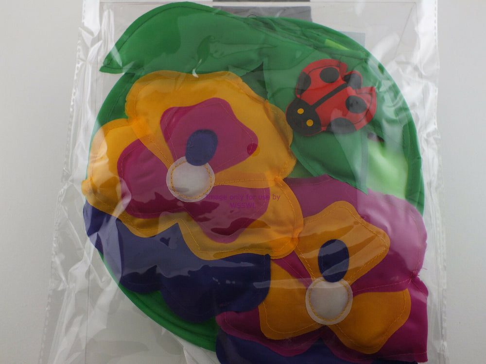 Lady Bug Colorful Flower Hanging Wind Spinner - Dave's Hobby Shop by W5SWL