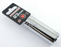 Load image into Gallery viewer, 23mm Socket Deep 1/2" Drive 6pt NEW - Dave's Hobby Shop by W5SWL
