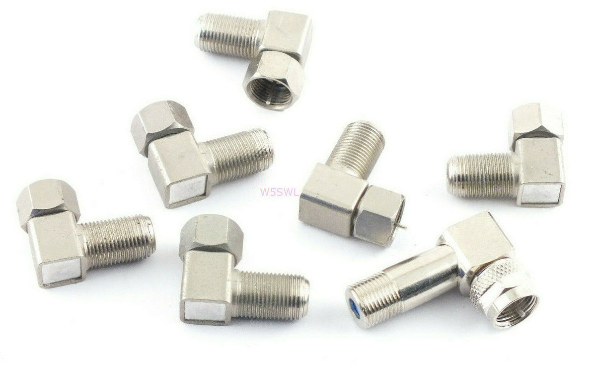 Type F 90 Degree Elbow Adapters - Set of 7 - Dave's Hobby Shop by W5SWL
