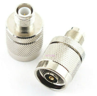 Load image into Gallery viewer, N Male Reverse Polarity to TNC Female Reverse Polarity Connector Adapter - Dave&#39;s Hobby Shop by W5SWL
