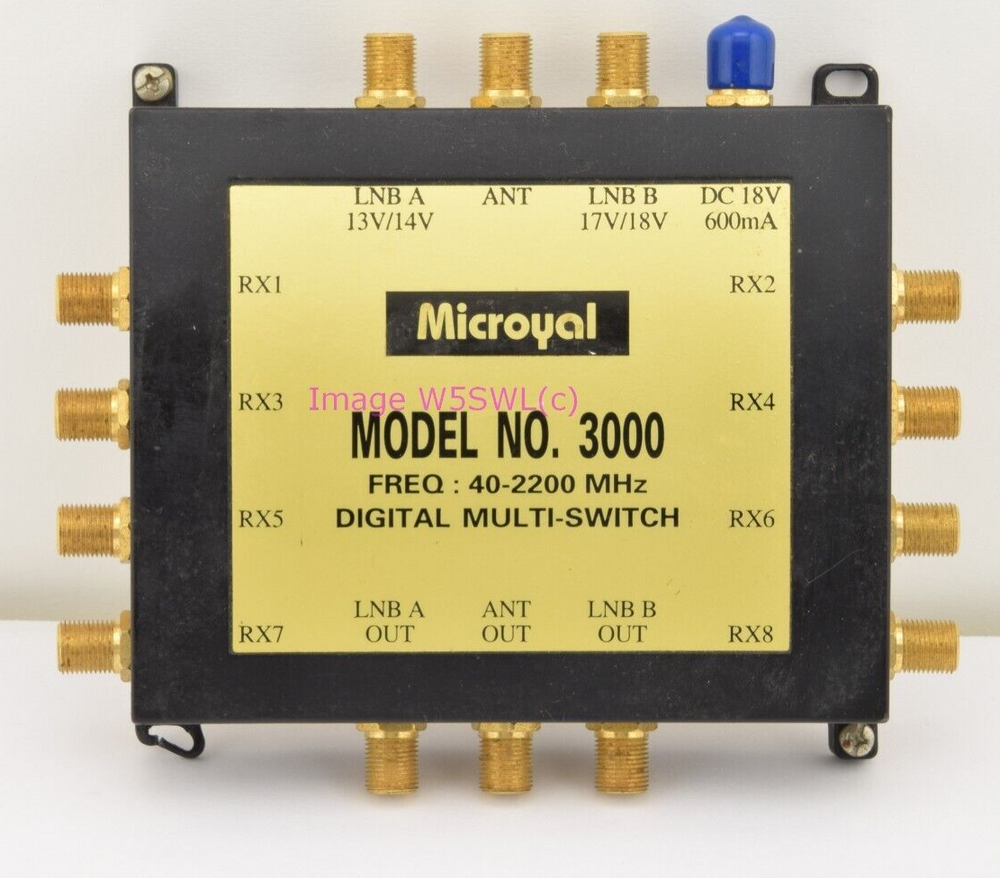 Precision (Microyal) Digital Multi-Switch 3x8x3 3 In - 8 Receivers - 3 Out bin2 - Dave's Hobby Shop by W5SWL