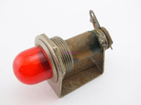 Load image into Gallery viewer, Panel Mount Red Lamp Holder Assembly - Screw On Lens - Fits 1819 Bulb - Dave&#39;s Hobby Shop by W5SWL
