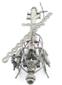 Load image into Gallery viewer, Hand Made Metal Wire Frame Attack Helicopter Collectible Movable Blades NOS - Dave&#39;s Hobby Shop by W5SWL
