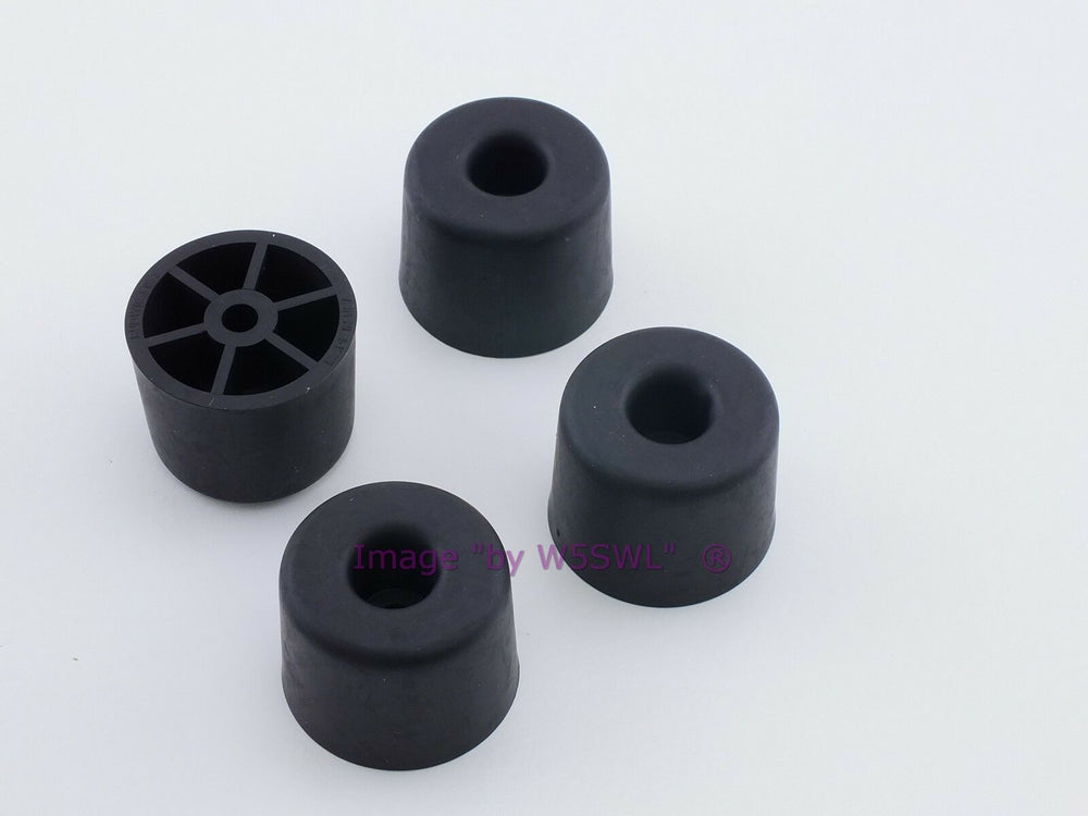 Rubber Feet .980" Tall Set of 4 Round - Dave's Hobby Shop by W5SWL