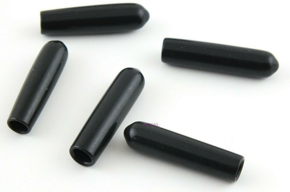 Antenna Tubing Flexible Vinyl 3/16"-1/4" ID Caps Black 1" Long 5PK - Dave's Hobby Shop by W5SWL