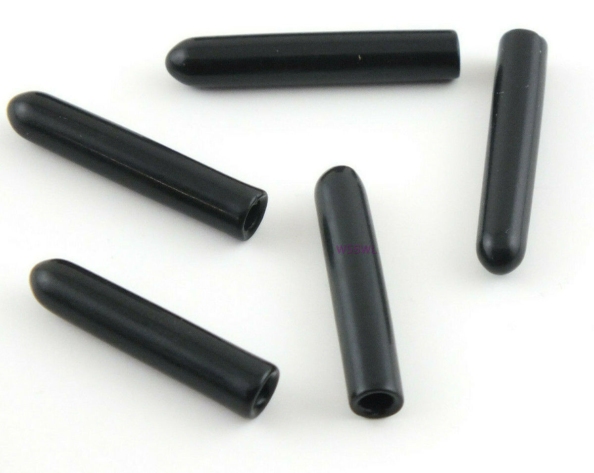 Antenna Tubing Flexible Vinyl 1/8"-3/16" ID Caps Black 1"-Long 5PK - Dave's Hobby Shop by W5SWL