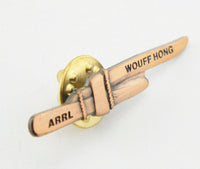 Load image into Gallery viewer, WOUFF HONG Amateur Radio Pin - Dave&#39;s Hobby Shop by W5SWL
