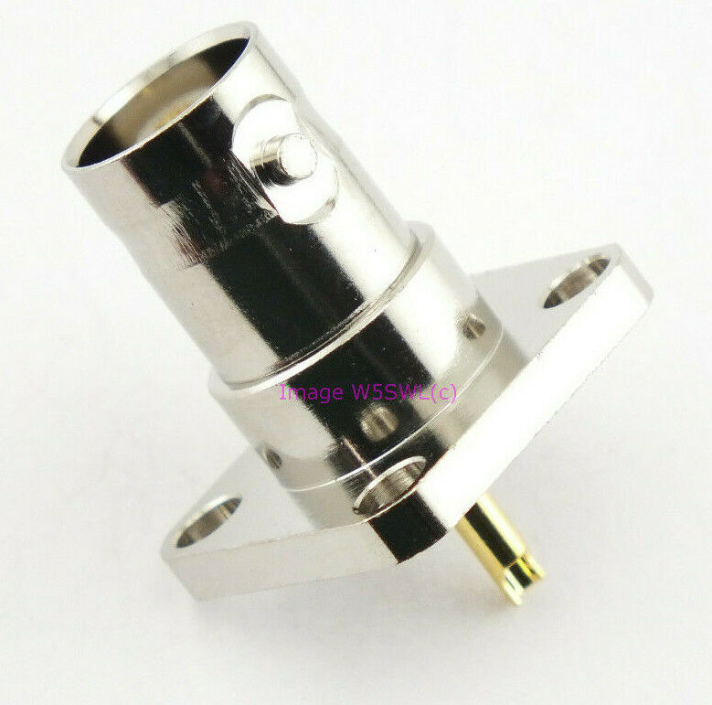 W5SWL Brand BNC Female Chassis Connector 4-Hole Heavy Duty Mounting - Dave's Hobby Shop by W5SWL