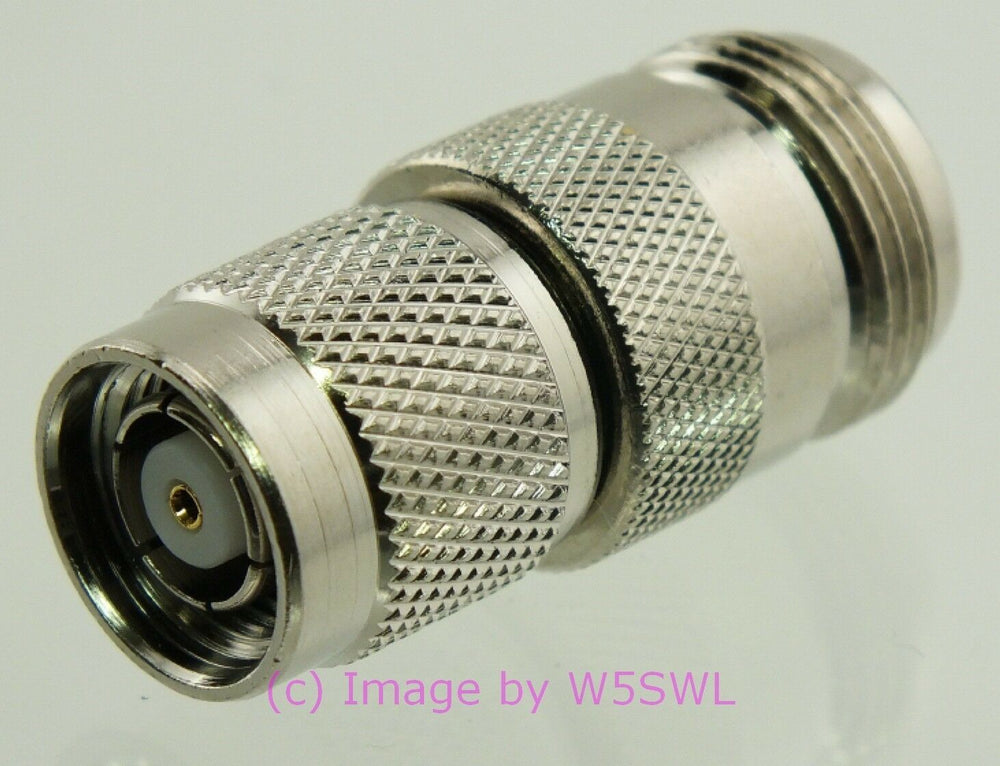 W5SWL Brand TNC Reverse Polarity Male to N Female Coax Connector Adapter - Dave's Hobby Shop by W5SWL