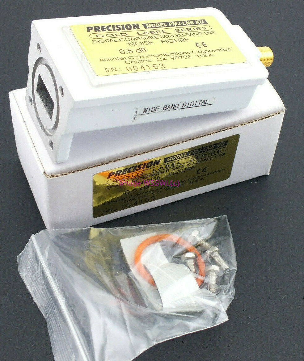 Astrotel Precision Gold Label WIDEBAND .5 dB KU Band LNB Digital Compatible - Dave's Hobby Shop by W5SWL
