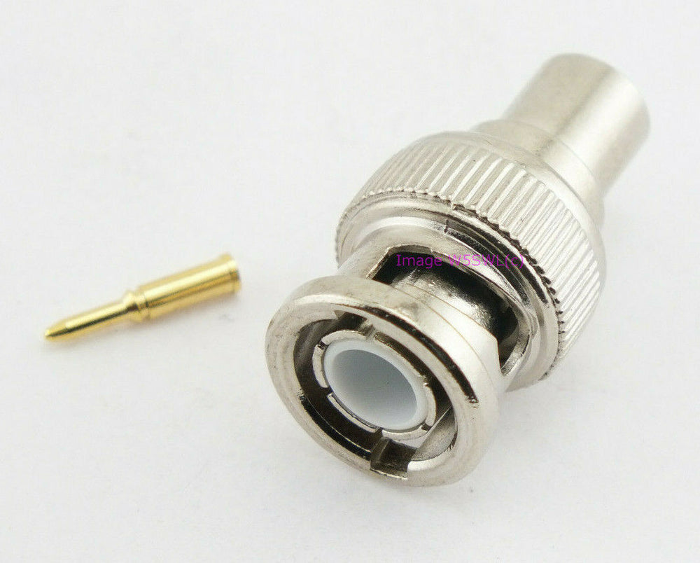 BNC Male Crimp Connector RG-59/U Coax Cable - Dave's Hobby Shop by W5SWL