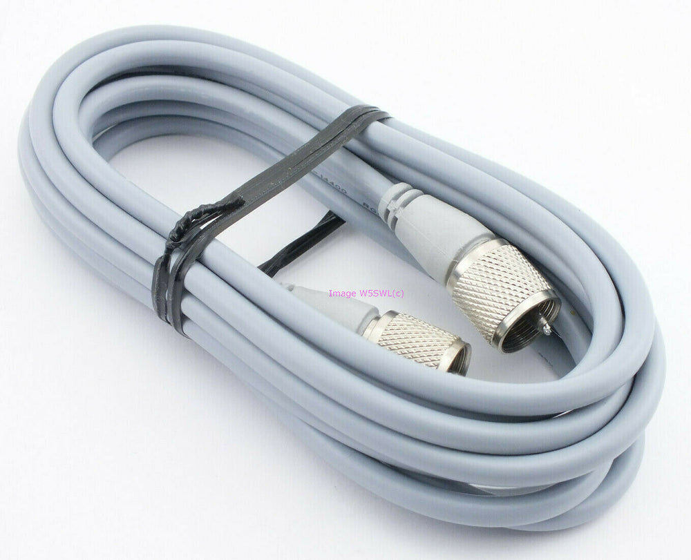 12ft RG-8X PL-259 to PL-259 Coax Jumper Patch Cable Ham Radio CB 2-Way - Dave's Hobby Shop by W5SWL