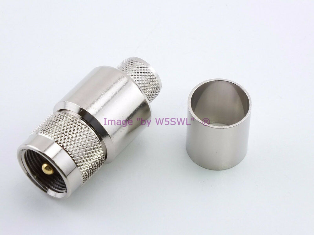 W5SWL Brand UHF Male Coax Connector LMR-600 Crimp - Dave's Hobby Shop by W5SWL