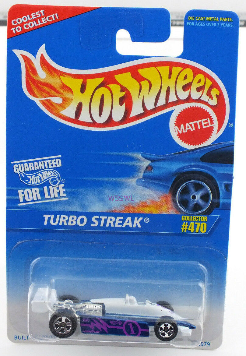 1995 Hot Wheels Turbo Streak #470 FROM DEALER'S CASE - Dave's Hobby Shop by W5SWL