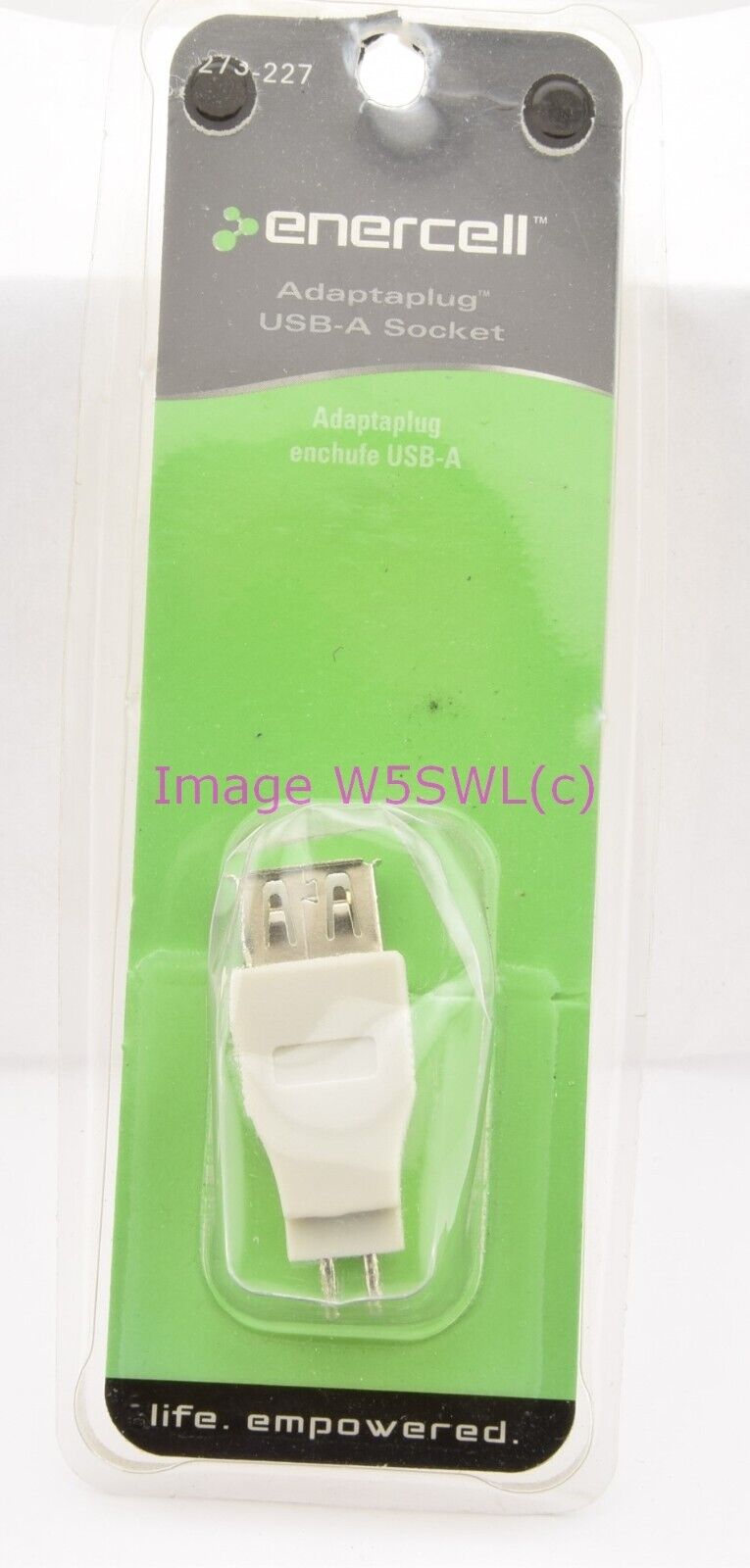 Enercell Adaptaplug USB-A 2730464 White - Dave's Hobby Shop by W5SWL