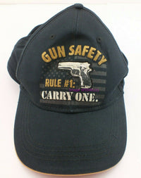 Load image into Gallery viewer, Gun Safety Rule #1 Carry One Cap Hat - Dave&#39;s Hobby Shop by W5SWL
