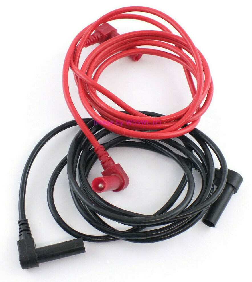 Plug to Plug Test Leads Red Black for Parts or Repair - Dave's Hobby Shop by W5SWL