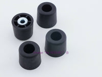 Load image into Gallery viewer, Rubber Feet 1" Tall - Steel Bushing Set of 4 Round - Dave's Hobby Shop by W5SWL
