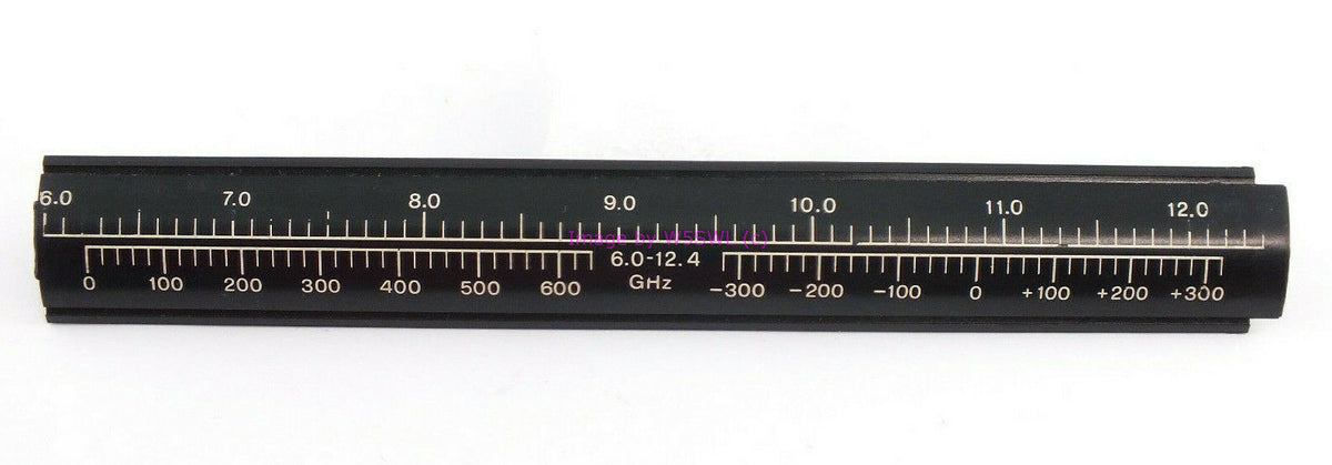 HP 8620 Sweeper Dial Scale 6-12.4 GHz NOS As Shown - Dave's Hobby Shop by W5SWL