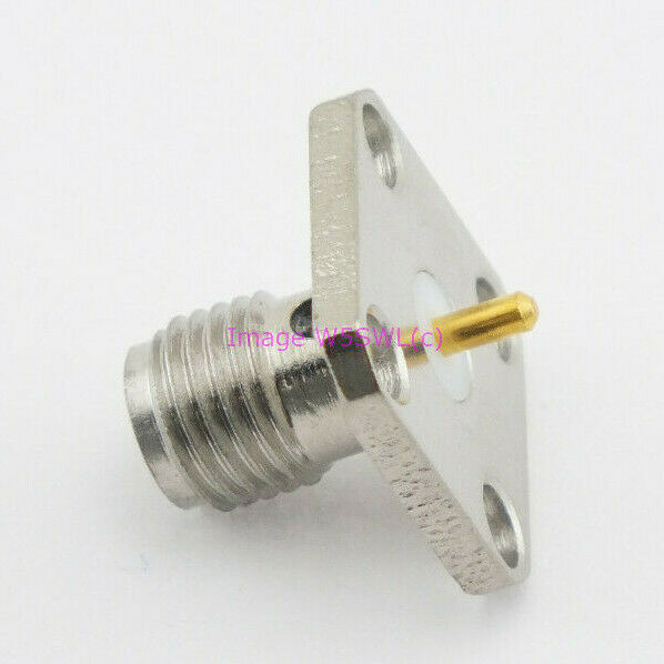 Microwave SMA Female Chassis Mount 4 Hole Connector - Dave's Hobby Shop by W5SWL