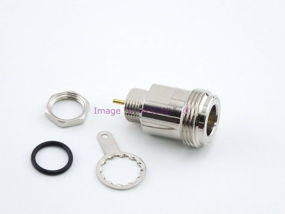 W5SWL Brand N Female Coax Connector Chassis Bulkhead - Dave's Hobby Shop by W5SWL