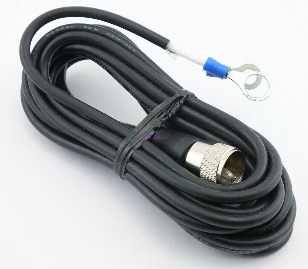 12ft RG-58A/U PL-259 to Lugs Coax Jumper Patch Cable Ham Radio CB - Dave's Hobby Shop by W5SWL