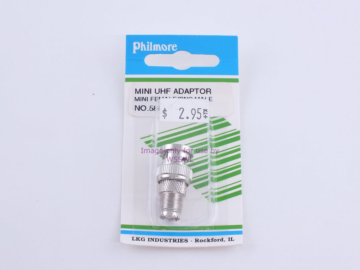 Philmore 588 Mini UHF Adaptor Mini Female/ BNC Male (bin106) - Dave's Hobby Shop by W5SWL