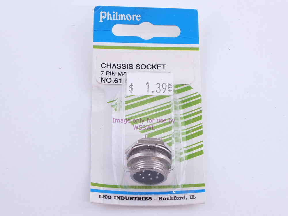 Philmore 61-627 Chassis Socket 7 Pin Male-Keyed (bin107) - Dave's Hobby Shop by W5SWL