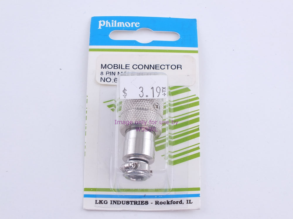 Philmore 61-638 Mobile Connector 8 Pin Male-Keyed (bin107) - Dave's Hobby Shop by W5SWL