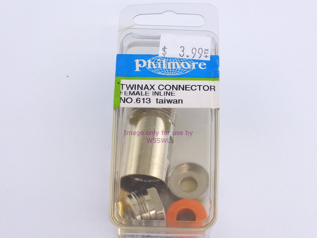 Philmore 613 Twinax Connector Female Inline (Bin85) - Dave's Hobby Shop by W5SWL