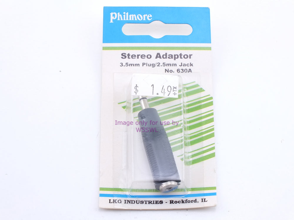 Philmore 630A Stereo Adaptor 3.5mm Plug/2.5mm Jack (bin34) - Dave's Hobby Shop by W5SWL