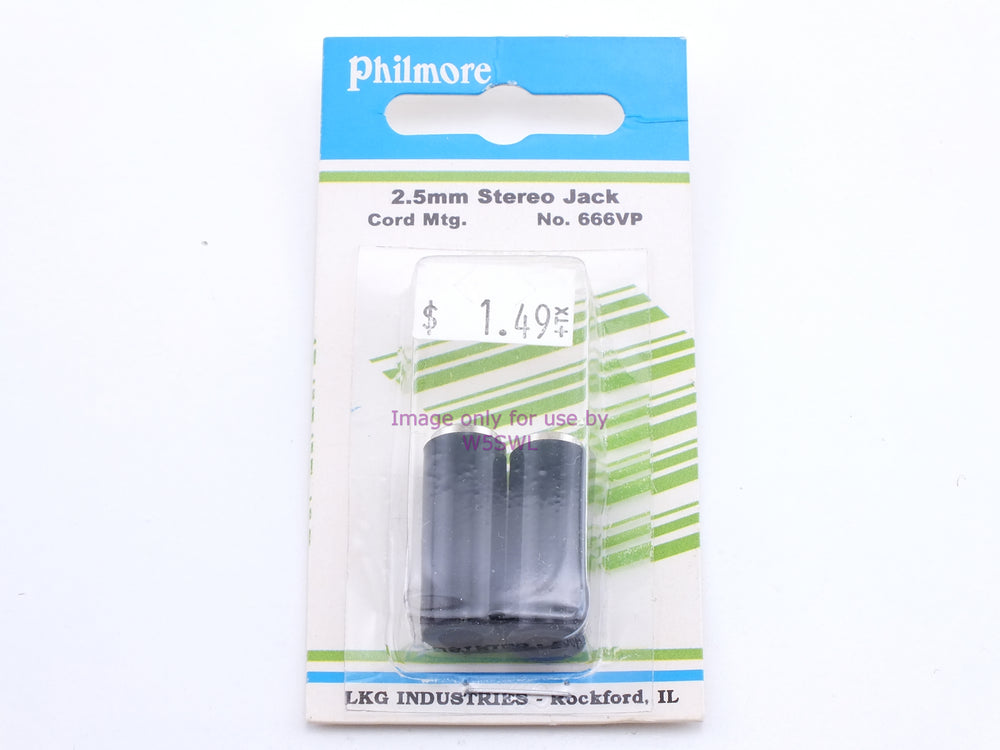 Philmore 666VP 2.5mm Stereo Jack Cord Mtg. (bin34) - Dave's Hobby Shop by W5SWL