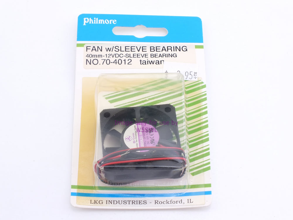 Philmore 70-4012 Fan with Sleve Bearing 40mm-12VDC (bin69) - Dave's Hobby Shop by W5SWL