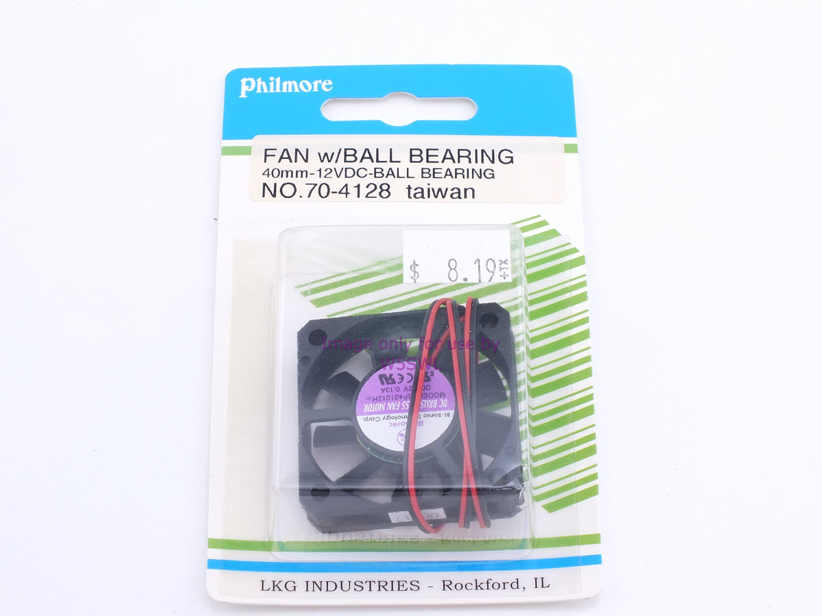 Philmore 70-4128 Fan with Ball Bearing 40mm 12VDC (bin69) - Dave's Hobby Shop by W5SWL