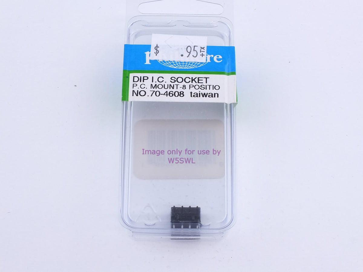 Philmore 70-4608 Dip I.C. Socket P.C. Mount-8 Position (bin111) - Dave's Hobby Shop by W5SWL