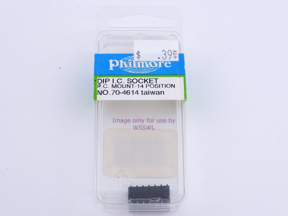 Philmore 70-4614 Dip I.C. Socket P.C. Mount-14 Position (bin111) - Dave's Hobby Shop by W5SWL