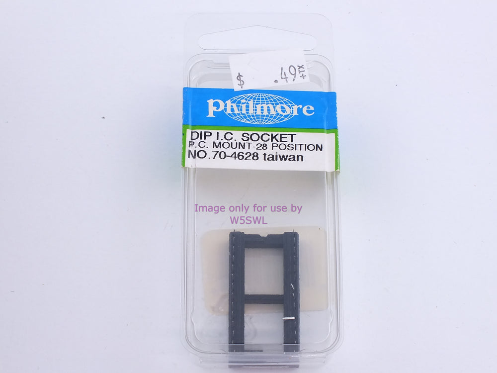 Philmore 70-4628 Dip I.C. Socket P.C. Mount-28 Position (bin111) - Dave's Hobby Shop by W5SWL