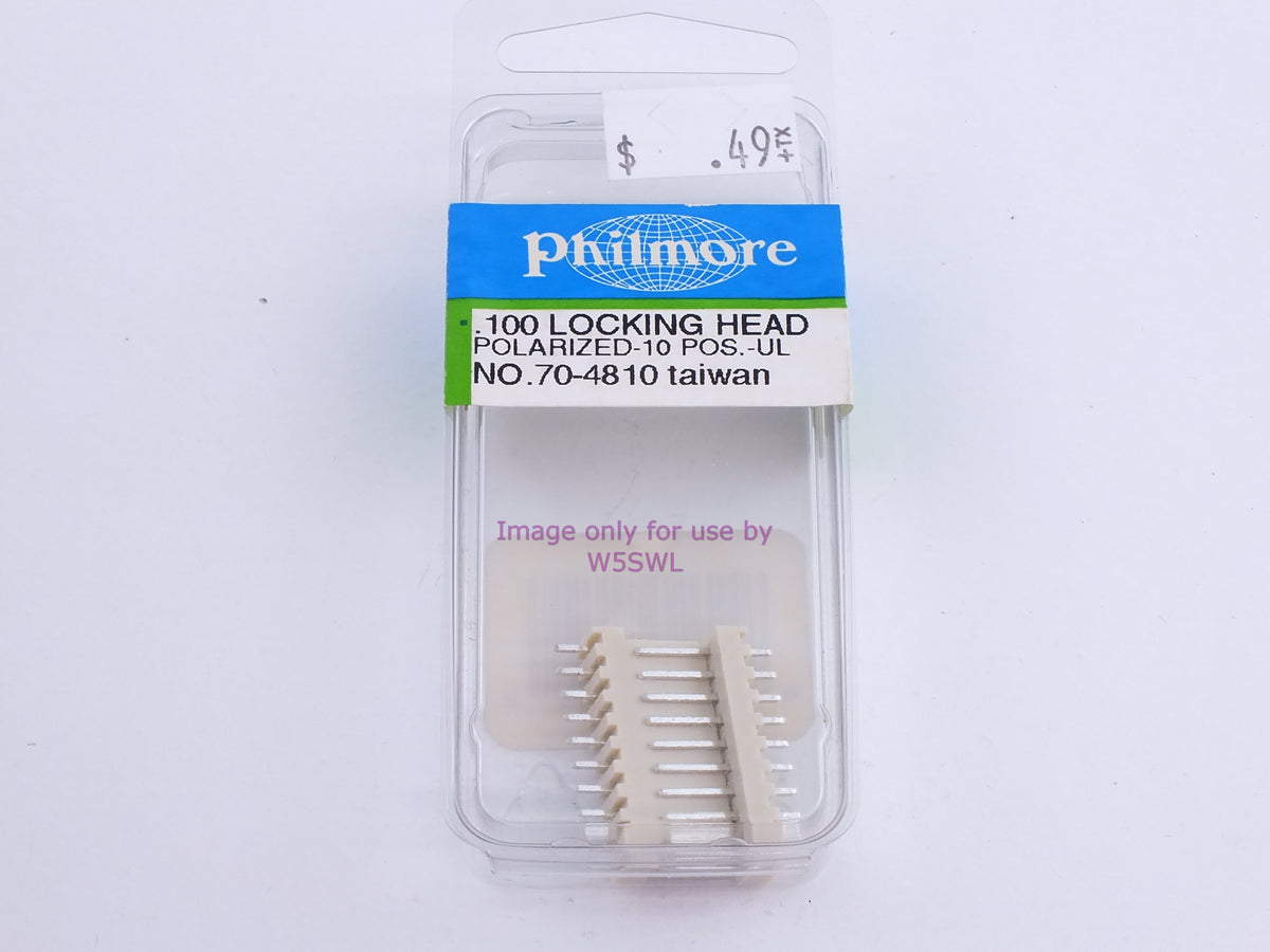 Philmore 70-4810 .100 Locking Head Polarized-10 Position UL (bin111) - Dave's Hobby Shop by W5SWL