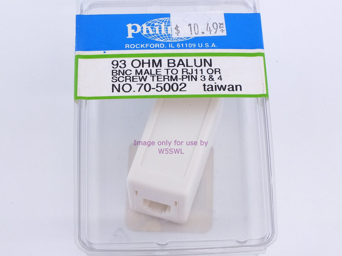 Philmore 70-5002 93 Ohm Balun BNC Male To RJ11 Or Screw Term-Pin 3&4 (bin112) - Dave's Hobby Shop by W5SWL