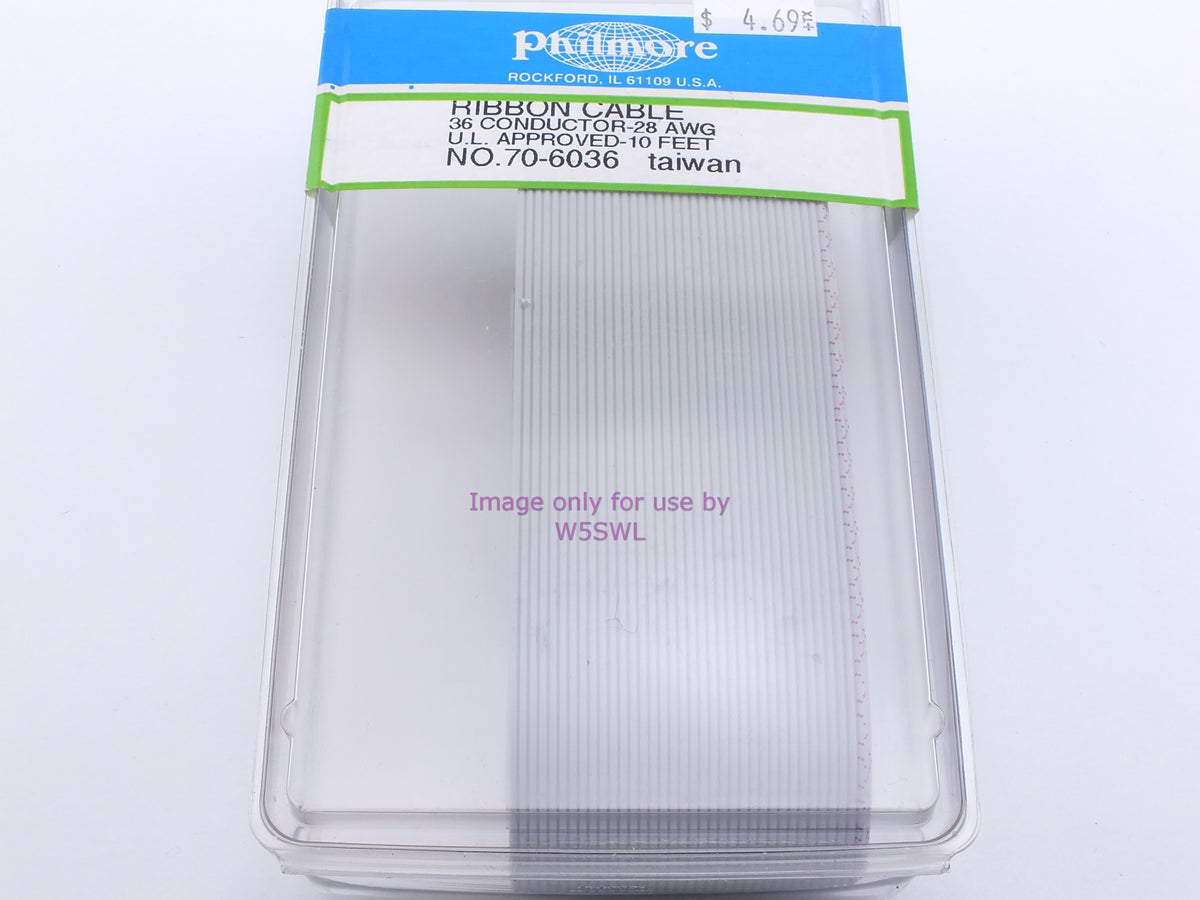 Philmore 70-6036 Ribbon Cable 36 Conductor-28AWG U.L. Approved-10Ft  (bin37) - Dave's Hobby Shop by W5SWL