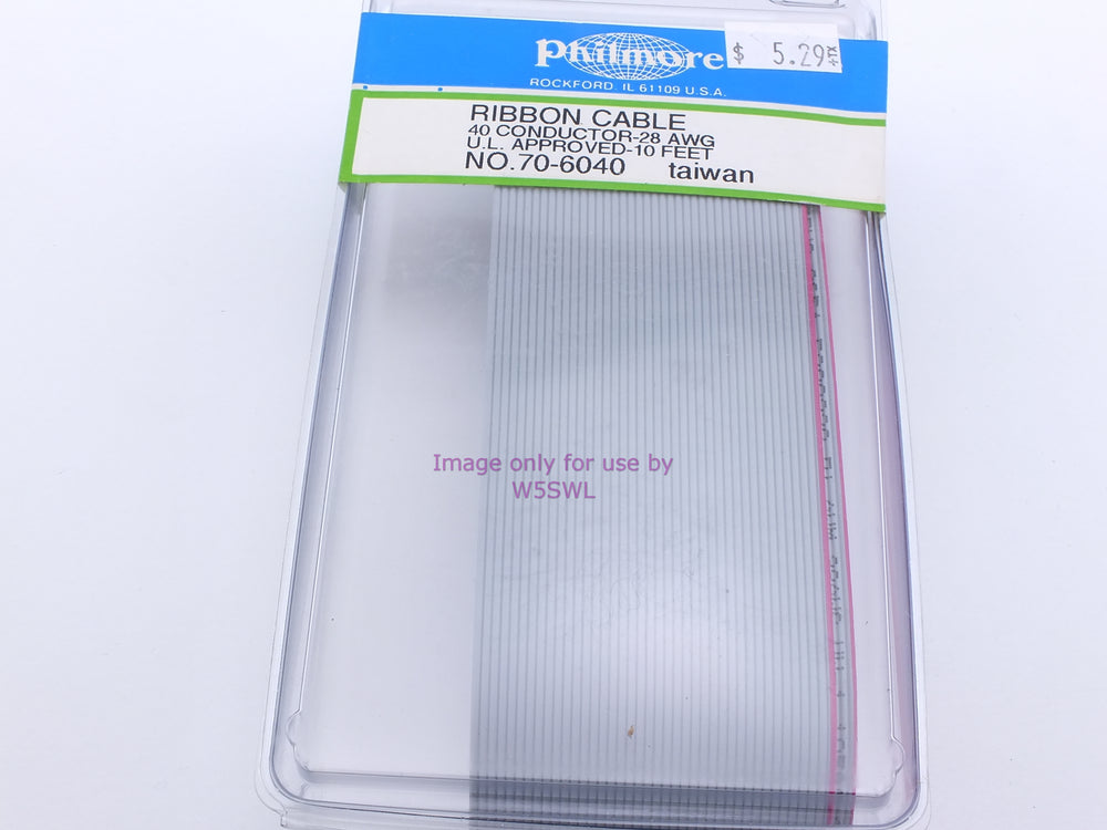 Philmore 70-6040 Ribbon Cable 40 Conductor-28AWG U.L. Approved-10Ft  (bin37) - Dave's Hobby Shop by W5SWL