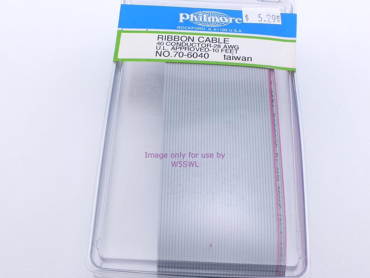 Philmore 70-6040 Ribbon Cable 40 Conductor-28AWG U.L. Approved-10Ft  (bin37) - Dave's Hobby Shop by W5SWL